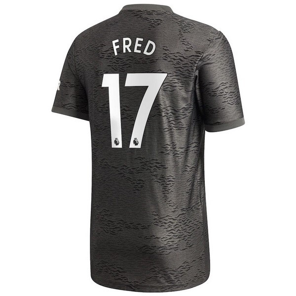 Camiseta Manchester United NO.17 Fred 2ª 2020-2021 Negro